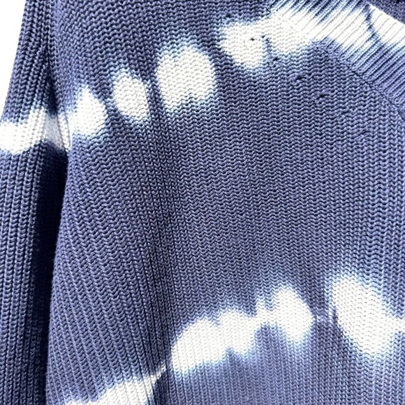 Johnny Was - Tie Dye Pullover V neck Sweater, Indigo, size: Large - Picture 9 of 10